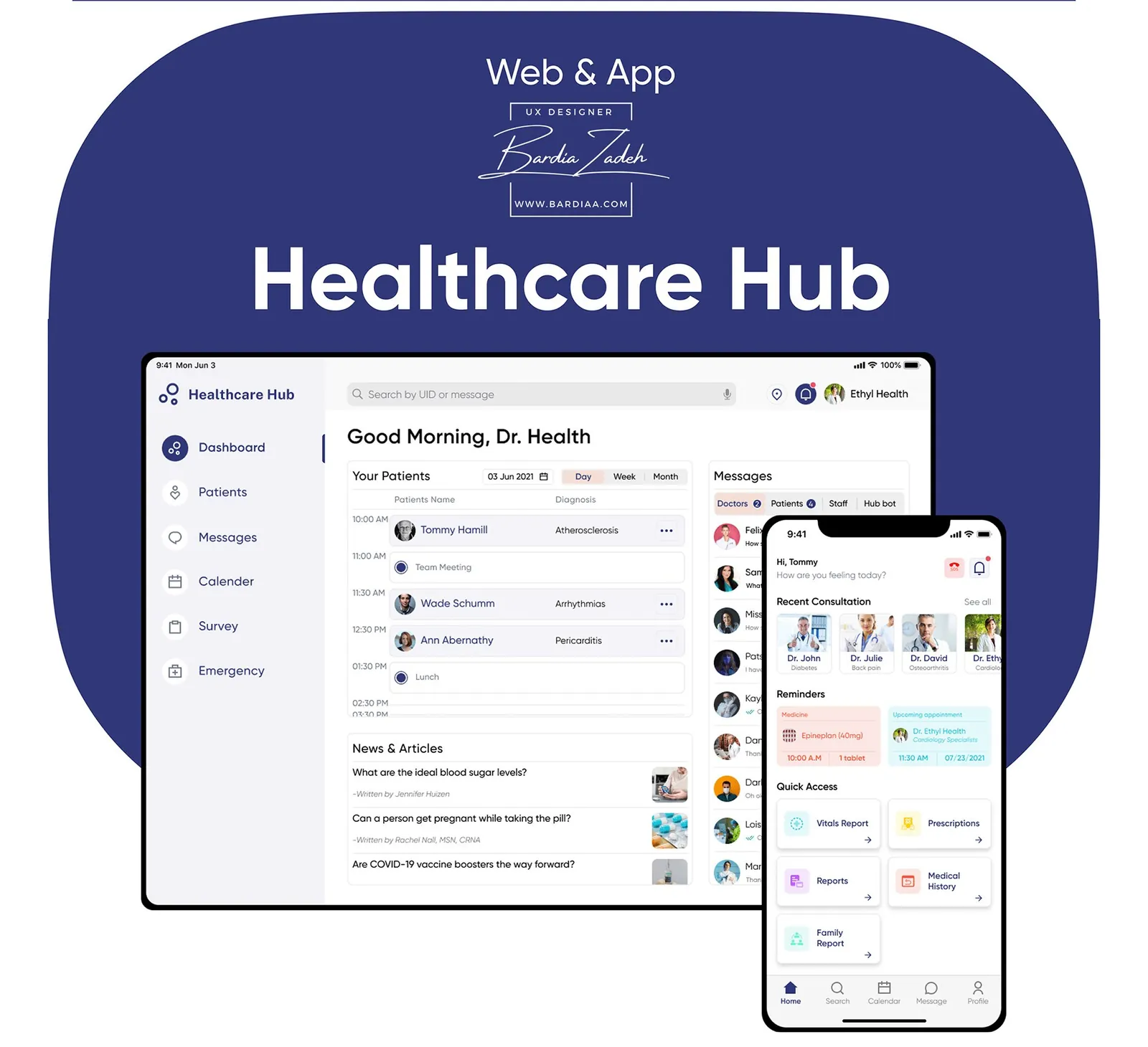 Healthcare Hub, the cover of the original case study