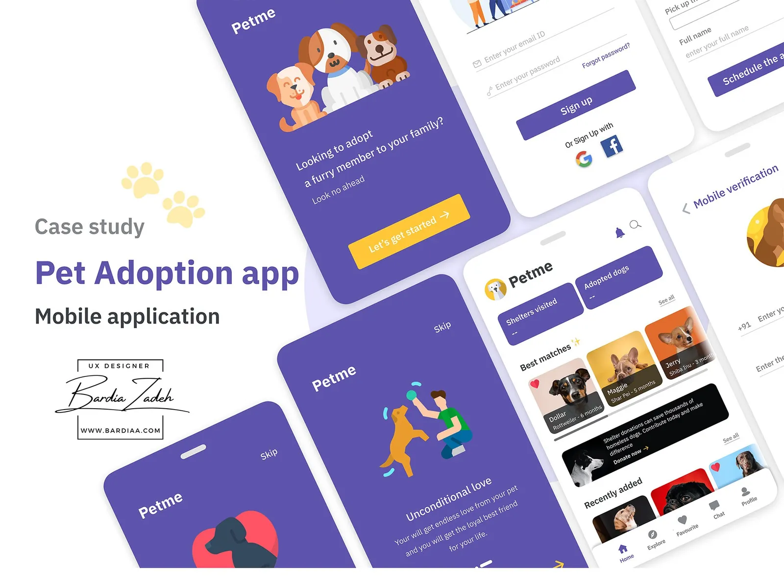 Petme, the cover of the original case study
